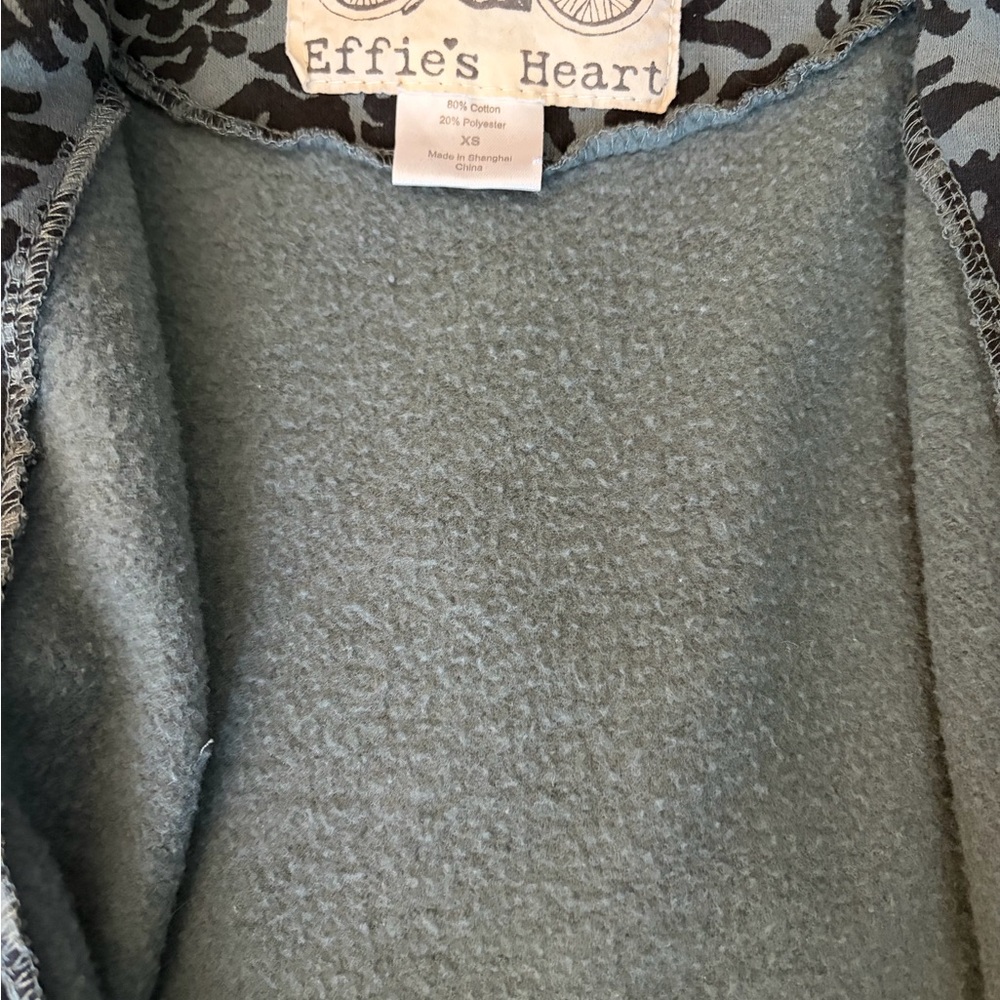 Effie's Heart Black and Green Patterned Midi Dress - Picture 4 of 6
